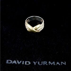 David Yurman Gold and Silver Ring
